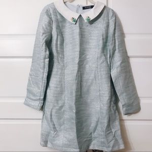 Light Blue Vintage-Looking Collared Dress